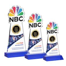 EdgeCraft Full Color on Mitered Base-Blue (via Ocean) - Full Color Imprint