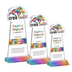 EdgeCraft Full Color on Mitered Base-Prismatic (Ocean) - Full Color Imprint