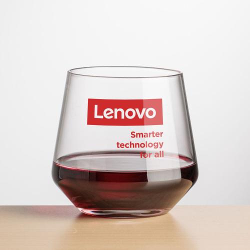 Corporate Gifts - Barware - Wine Glasses - Tucson Stemless Wine - Imprinted