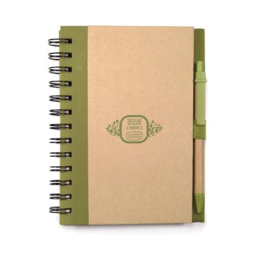 Promotional Products - Journals & Notebooks - Notebooks - Spiral Bound Notebook & Harvest Pen