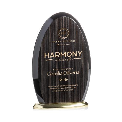 Awards and Trophies - Eco and Wood Awards - Evington Slatewood Gold Peaks Wood Award