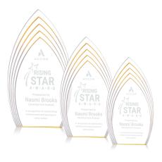 Turello Gold Peaks Acrylic Award - Acrylic Awards