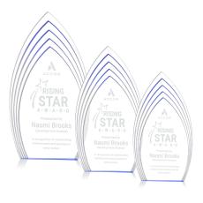 Turello Blue Peaks Acrylic Award - Acrylic Awards
