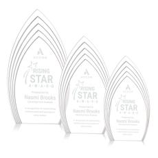 Turello Clear Peaks Acrylic Award - Acrylic Awards