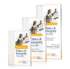 Haverton Full Color Gold Rectangle Acrylic Award - Awards and Trophies