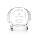 Sheraton Clear on Base Circle Crystal Award