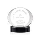 Sheraton Black on Base Circle Crystal Award