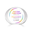 Sheraton Full Color Circle Crystal Award