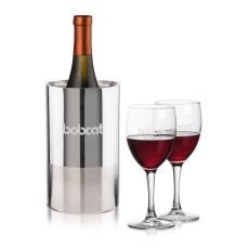 Catania Wine Cooler & Carberry Wine Set - Barware