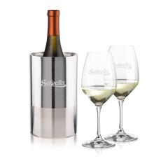 Catania Wine Cooler & Santiago Wine Set - Barware