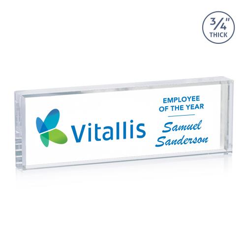 Awards and Trophies - Full Color Imprint - Lancaster Nameplate - Full Color