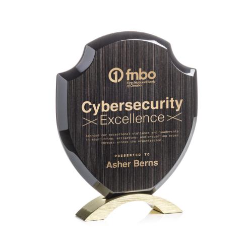 Awards and Trophies - Eco and Wood Awards - Belgrave Slatewood Gold Unique Wood Award