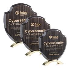 Belgrave Slatewood Gold Unique Wood Award - Awards and Trophies