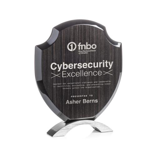 Awards and Trophies - Eco and Wood Awards - Belgrave Slatewood Silver Unique Wood Award