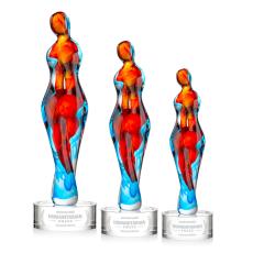 Venus Clear on Marvel Base Glass Award - Glass Awards