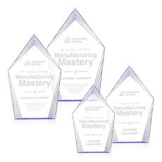 Grayson Blue Peaks Acrylic Award - Acrylic Awards