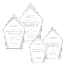 Grayson Clear Peaks Acrylic Award - Acrylic Awards