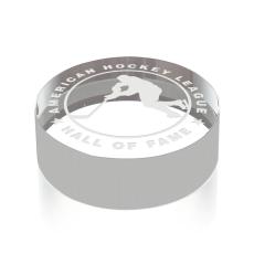 Hockey Puck Jade Circle Glass Award - Unique Awards