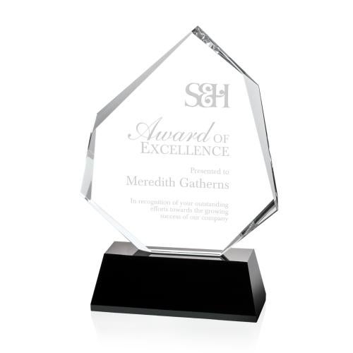 Awards and Trophies - Crystal Awards - Warner Black Peaks Crystal Award