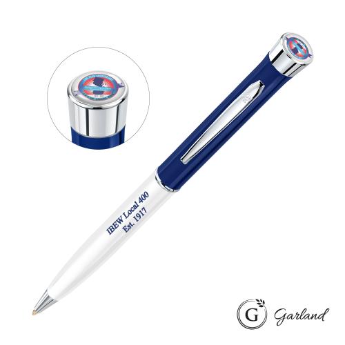 Promotional Products - Writing Instruments - Metal Pens - Garland&reg; Patriot Custom Ballpoint Twist Pen - Chrome Accent