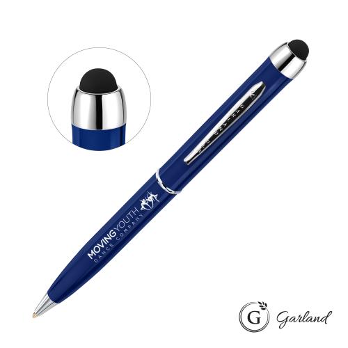 Promotional Products - Writing Instruments - Metal Pens - Garland&reg; Stylus High Gloss Ballpoint Twist Pen - Chrome