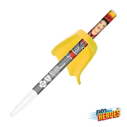 Promotional Products - Writing Instruments - Plastic Pens - Pen Heroes&trade; Healthcare Series Female w/Cape
