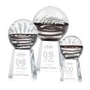 Serenity Clear on Celestina Base Globe Glass Award