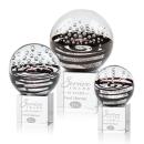 Serenity Clear on Granby Base Globe Glass Award