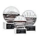 Serenity Clear on Hancock Base Globe Glass Award