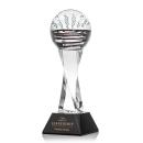 Serenity Black on Langport Base Globe Glass Award