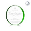 Gainsborough Green Circle Crystal Award