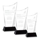 Burnett Black on Newhaven Base Peaks Crystal Award