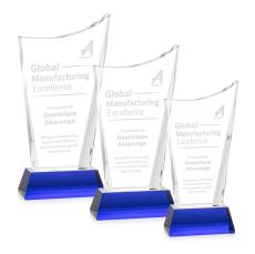 Burnett Blue on Newhaven Base Peaks Crystal Award - Awards and Trophies