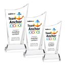 Burnett Full Color Clear on Newhaven Base Peaks Crystal Award