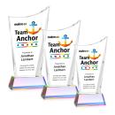 Burnett Full Color Prismatic on Newhaven Base Peaks Crystal Award