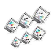 Carlton Cube Full Color Square / Cube Crystal Award - Paperweights