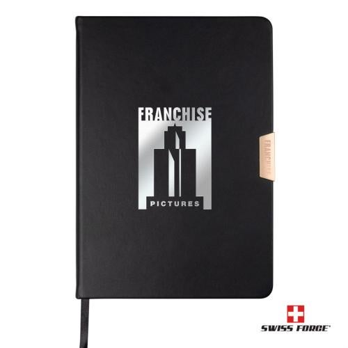Promotional Products - Journals & Notebooks - Hardcover Journals - Swiss Force&reg; Bolivar Hardcover Journal w/Gold Accent