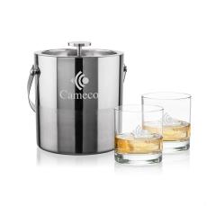 Catania Ice Bucket & Aristocrat On-the-Rocks Set - Barware