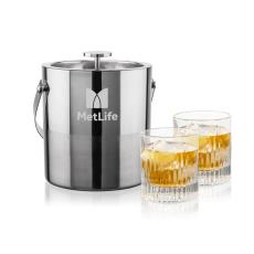 Catania Ice Bucket & Caldari On-the-Rocks Set - Barware