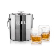 Catania Ice Bucket & Carey On-the-Rocks Set - Barware