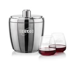 Pescara Ice Bucket & Hogarth On-the-Rocks Set - Barware