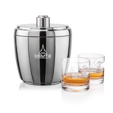 Pescara Ice Bucket & Havana On-the-Rocks Set - Barware