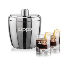 Pescara Ice Bucket & Montana On-the-Rocks Set - Barware