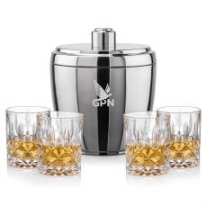 Pescara Ice Bucket & RIEDEL Spey On-the-Rocks Set - Barware