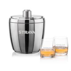 Pescara Ice Bucket & Valemount On-the-Rocks Set - Corporate Gifts