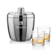 Pescara Ice Bucket & Whitlock On-the-Rocks Set - Barware