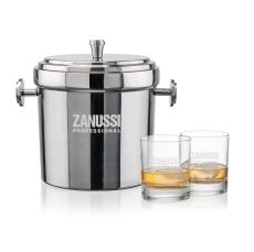 Milano Ice Bucket & Chelsea On-the-Rocks Set - Barware