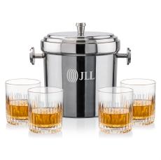 Milano Ice Bucket & Carey On-the-Rocks Set - Barware
