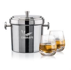 Milano Ice Bucket & Dimasio On-the-Rocks Set - Corporate Gifts