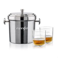 Milano Ice Bucket & Drysdale On-the-Rocks Set - Corporate Gifts